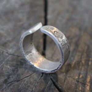 Recycled Silver Chunk Ring