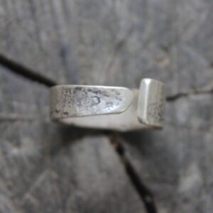 Recycled Silver Chunk Ring