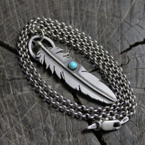 Sterling Silver Power Feather