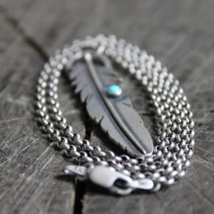 Sterling Silver Power Feather