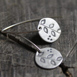 Sterling Silver Vine Earrings