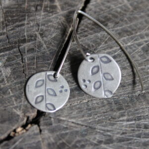 Sterling Silver Vine Earrings