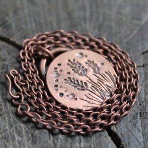 Copper Lavender Fields Necklace