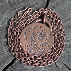 Copper Lavender Fields Necklace